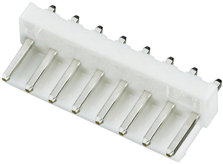 买 JST VH 系列 3.96mm节距 8路 (1排) 顶入 PCB 针座, 焊接端接, 10A JST VH 系列 3.96mm节距 8路 (1排) 顶入 PCB 针座, 焊接端接, 10A