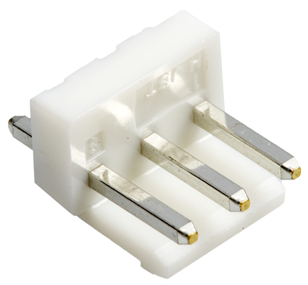 JST VH 系列 3.96mm节距 3路 (1排) 直向 PCB 针座, 焊接端接, 10A