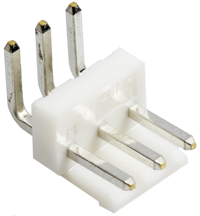 买 JST VH 系列 3.96mm节距 3路 (1排) 直角 PCB 针座, 焊接端接, 10A JST VH 系列 3.96mm节距 3路 (1排) 直角 PCB 针座, 焊接端接, 10A